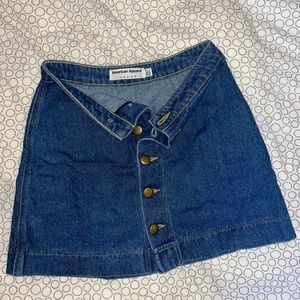 American Apparel Denim Skirt